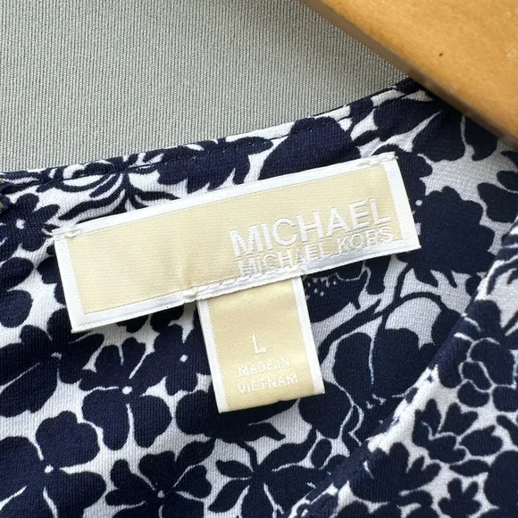 Michael Kors Floral Navy Dress (Used For A Giveaway) - Picture 4 of 6